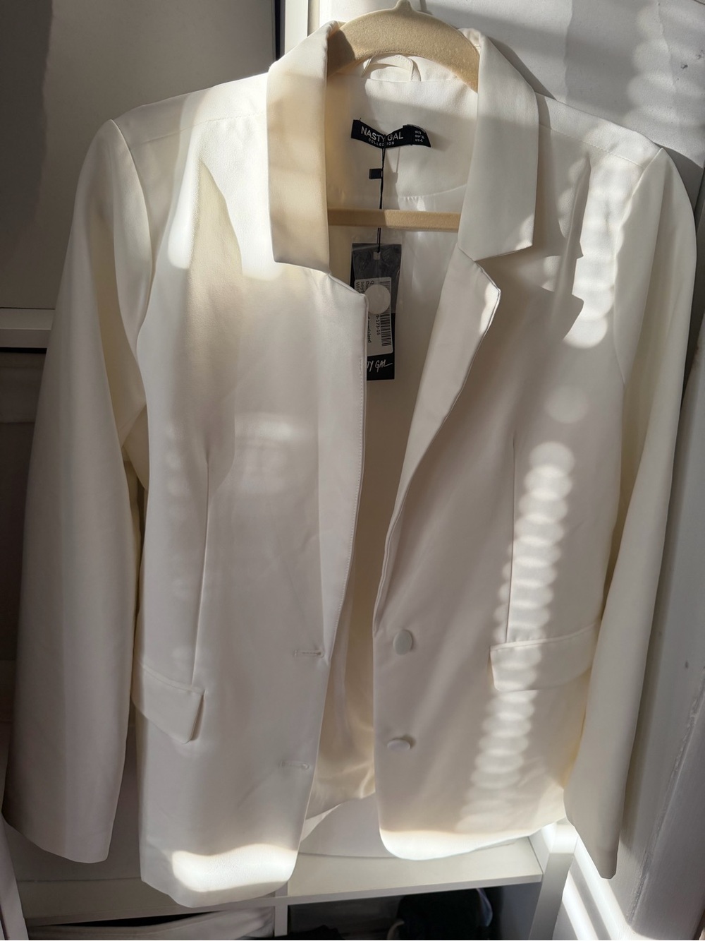 White Nasty Gal Blazer